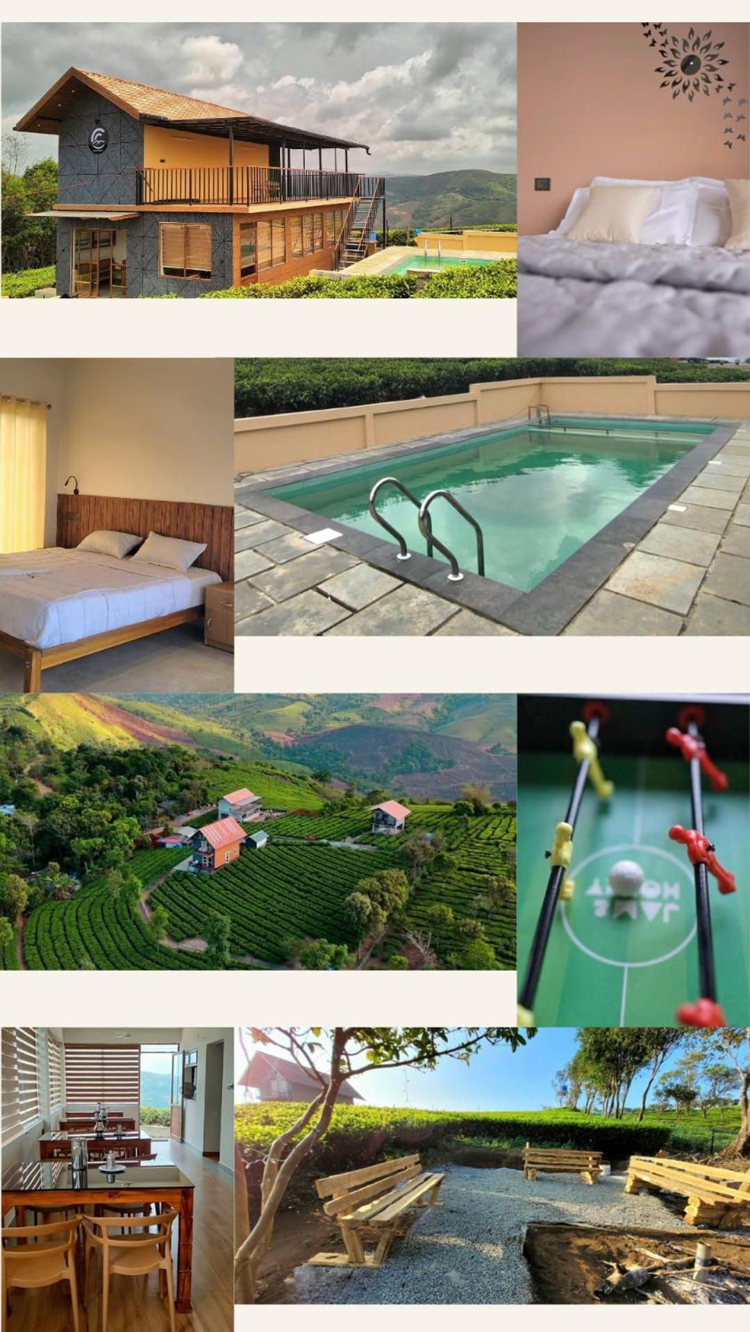 Cloud Canopy - Tea Garden Family Pool Cottage In Vagamon Exterior photo